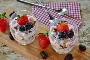 Parfait of Fruit and Yogurt